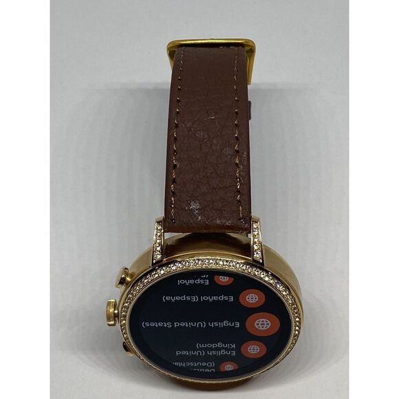 Fossil Gen 4 Authentic Digital Dial Smart Watch Custom Band FTW6015 AB574 - Picture 9 of 10